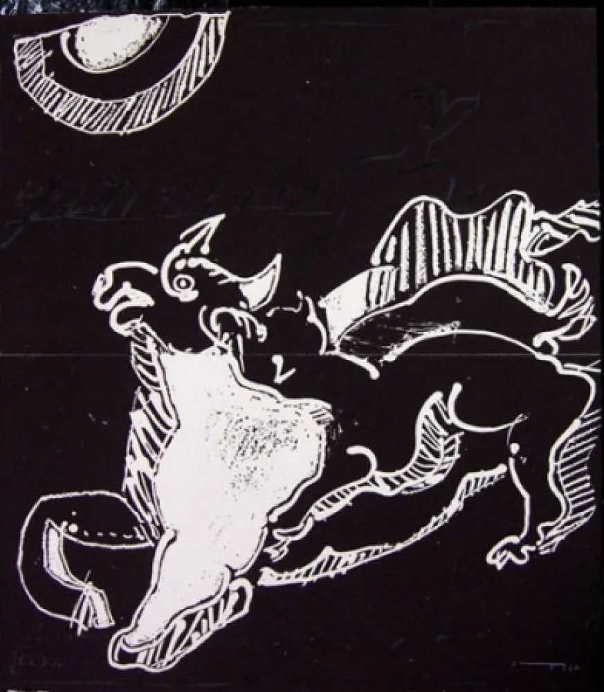 Radierung Ortega - PERROS