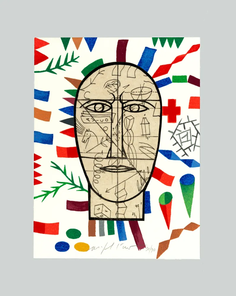 Siebdruck Paladino - Allegretto