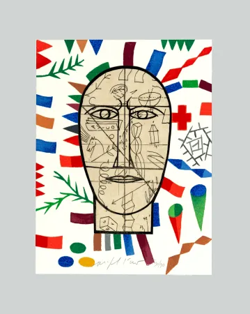 Siebdruck Paladino - Allegretto