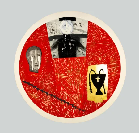 Radierung Und Aquatinta Paladino - Asia