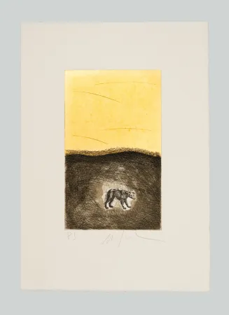 Radierung Und Aquatinta Paladino - Cane