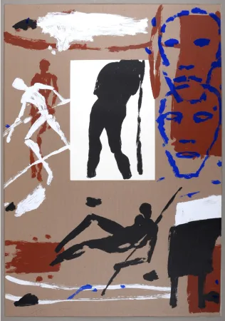 Siebdruck Paladino - Composition