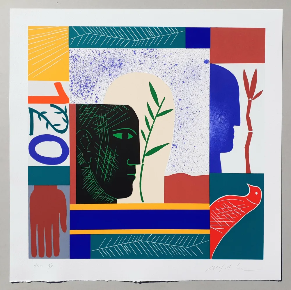 Siebdruck Paladino - Composizione