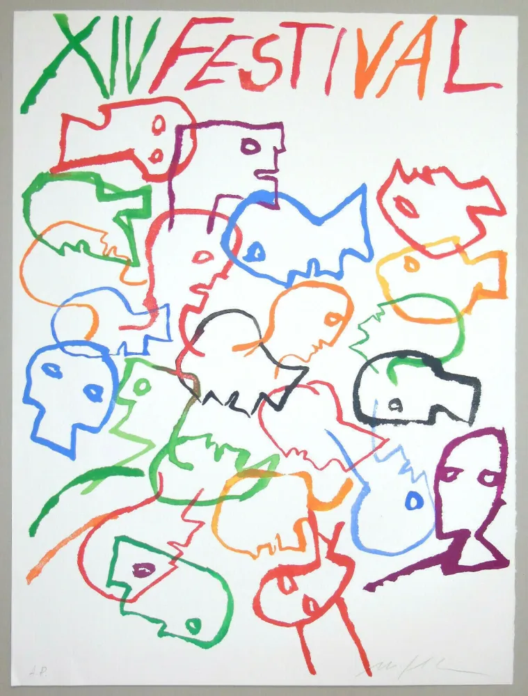 Siebdruck Paladino - Festival