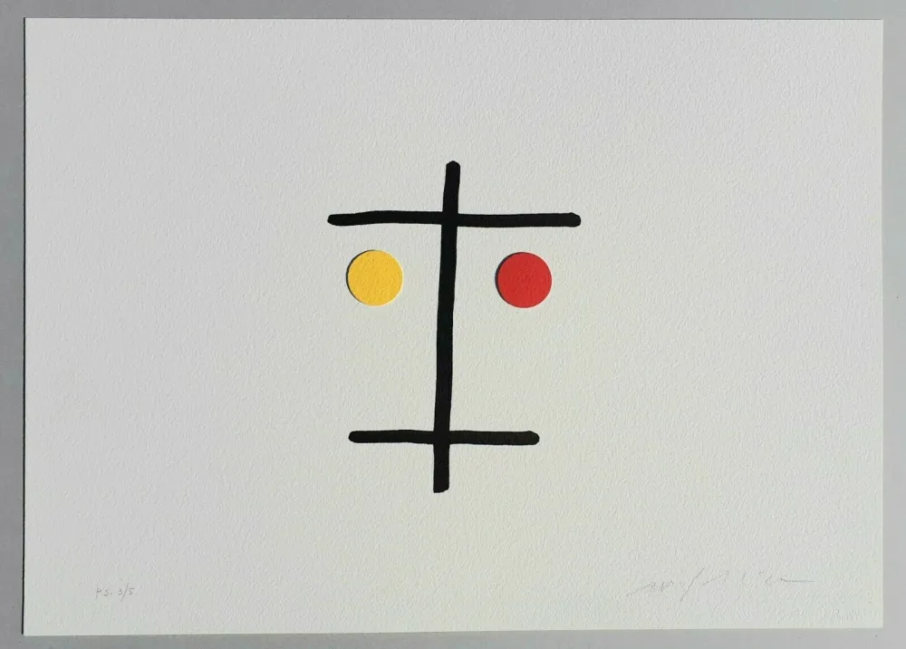 Siebdruck Paladino - I volti