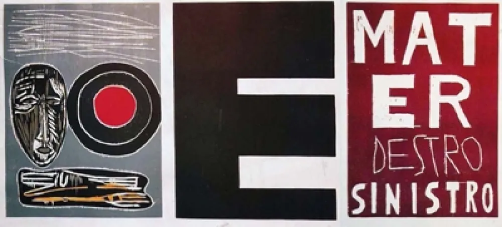 Holzschnitt Paladino - Lacrimose