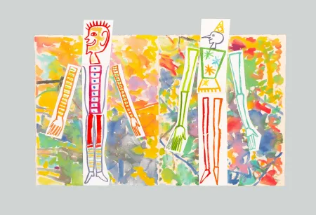 Siebdruck Paladino - Pinocchio