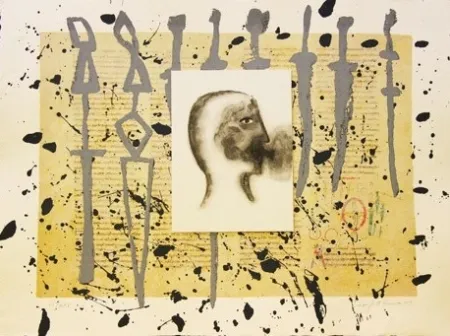 Radierung Und Aquatinta Paladino - Rabanus Maurus