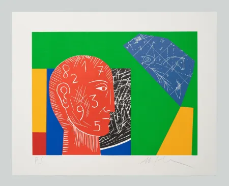 Linolschnitt Paladino - Senza titolo