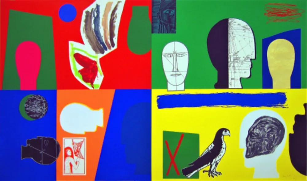 Radierung Und Aquatinta Paladino - Stupor Mundi