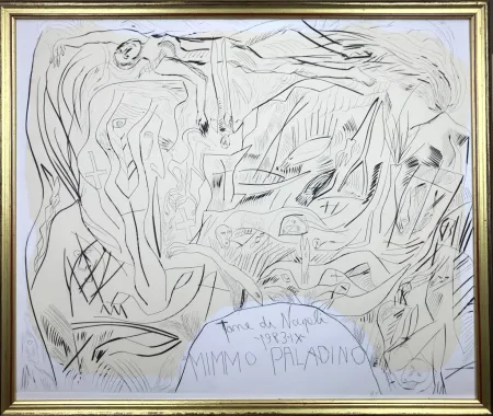 Aquatinta Paladino - Tane di Napoli 