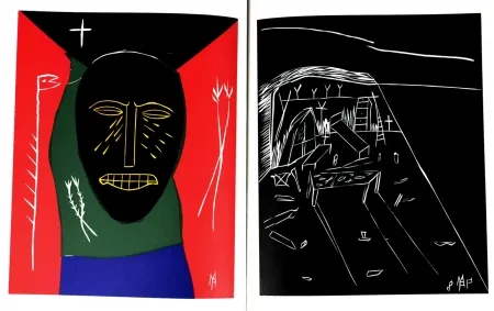 Linolschnitt Paladino - Tristes Tropiques