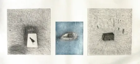 Radierung Und Aquatinta Paladino - Trittico