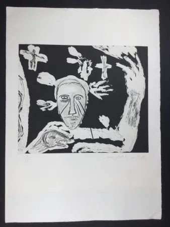 Aquatinta Paladino - Untitled 