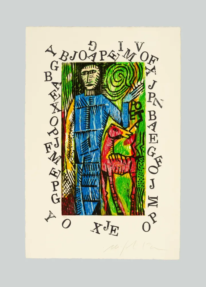 Aquatinta Paladino - Viaggio (III)