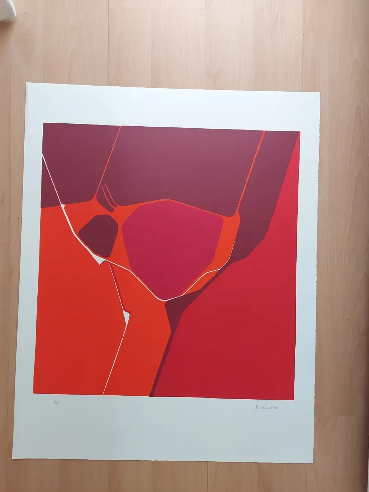 Lithographie Palazuelo - MOIS DU COEUR