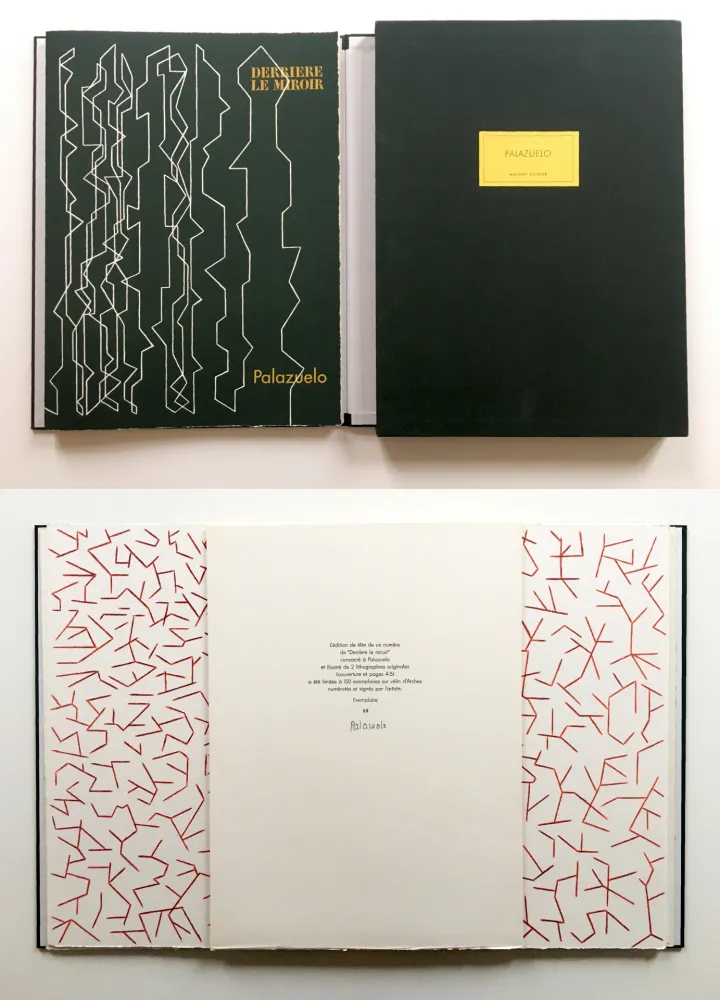 Illustriertes Buch Palazuelo - PALAZUELO. DERRIÈRE LE MIROIR n° 229. Mai 1978. TIRAGE DE LUXE SIGNÉ.