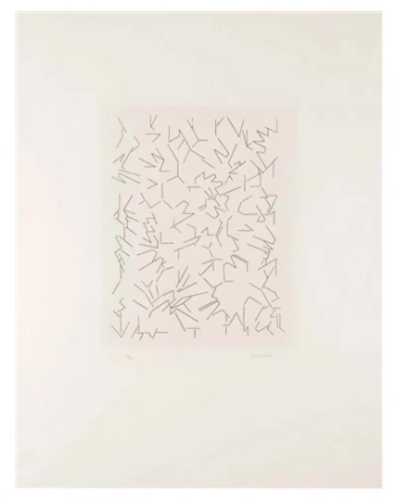 Radierung Palazuelo - Script