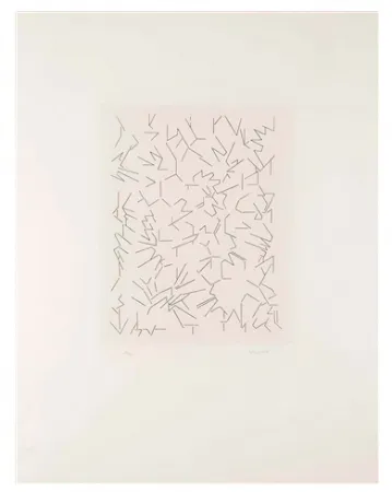 Radierung Palazuelo - Script