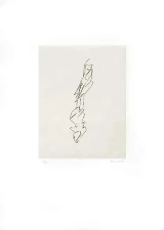 Radierung Und Aquatinta Palazuelo - Script III