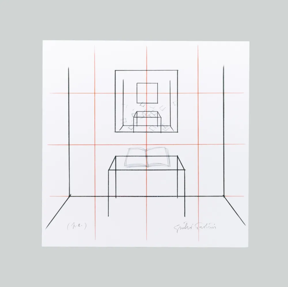 Lithographie Paolini - Composizione