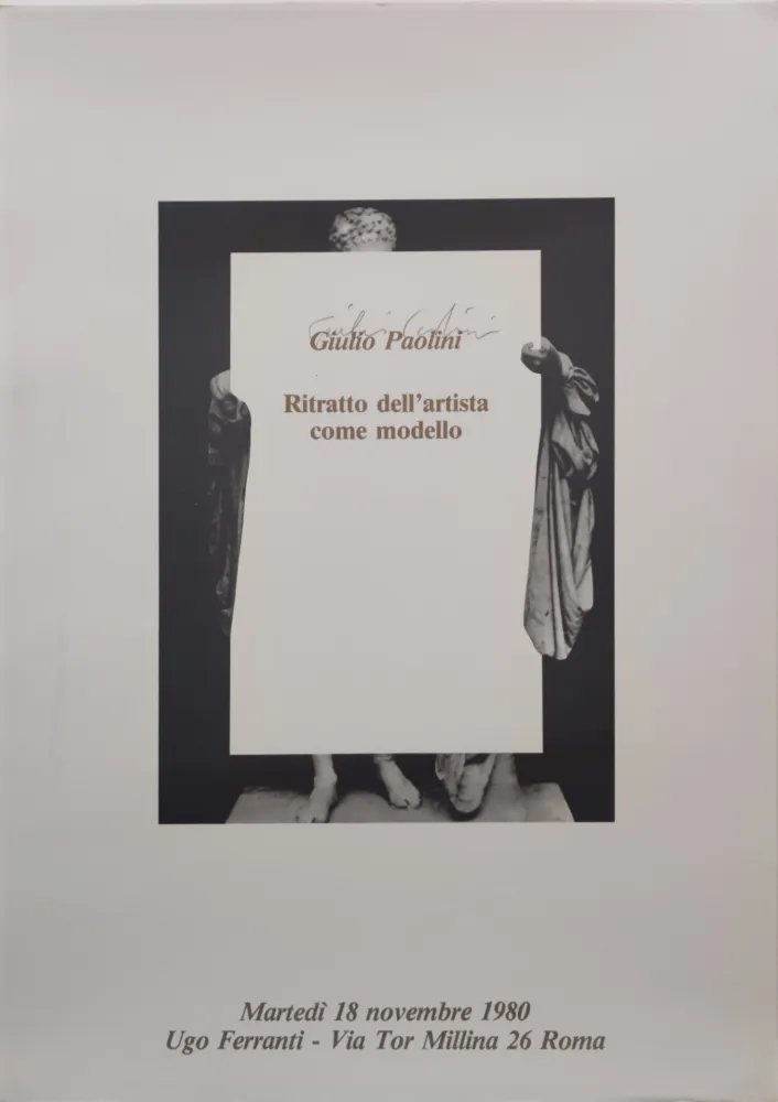 Offset Paolini -  “Ritratto dell’artista come modello