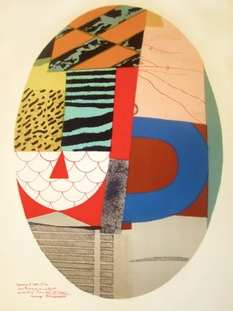 Lithographie Papart - Abstract