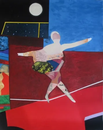 Aquatinta Papart - Equilibriste