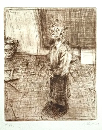 Radierung Papetti - Senza titolo