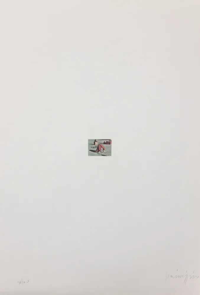 Lithographie Parmiggiani - SENZA TITOLO