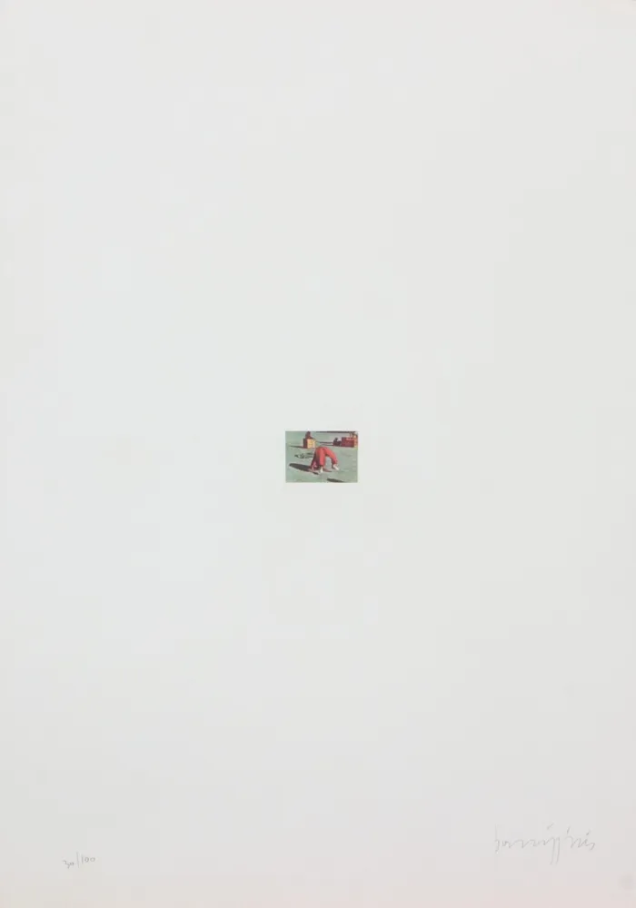 Lithographie Parmiggiani - SENZA TITOLO