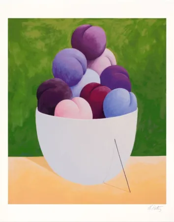 Siebdruck Party - Purple Peaches