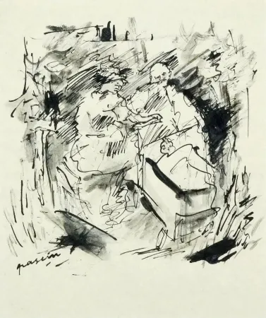 Keine Technische Pascin - Couple au parc