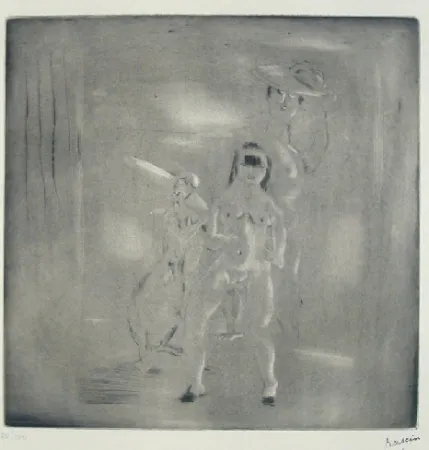 Kaltnadelradierung Pascin - Encore Salomé