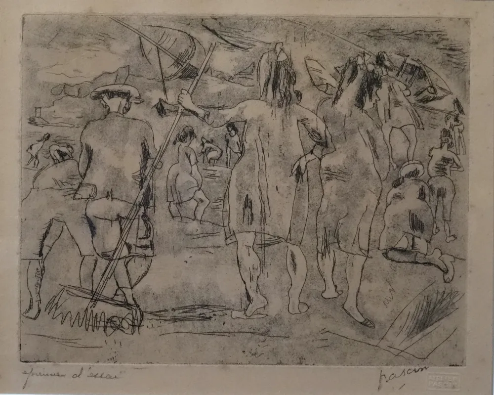 Stich Pascin - La plage