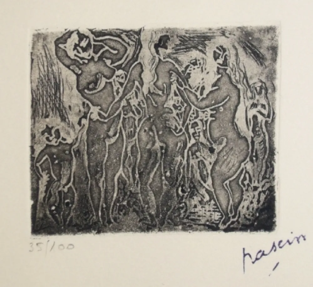 Stich Pascin - Les trois graces