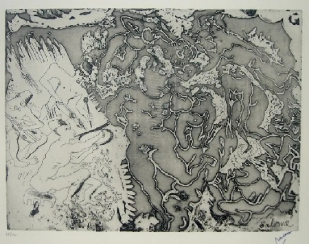 Radierung Pascin - Salomé, Salomé