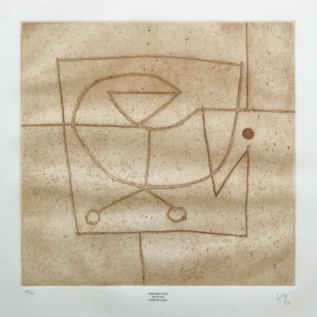 Radierung Pasmore - Deep inside I looked