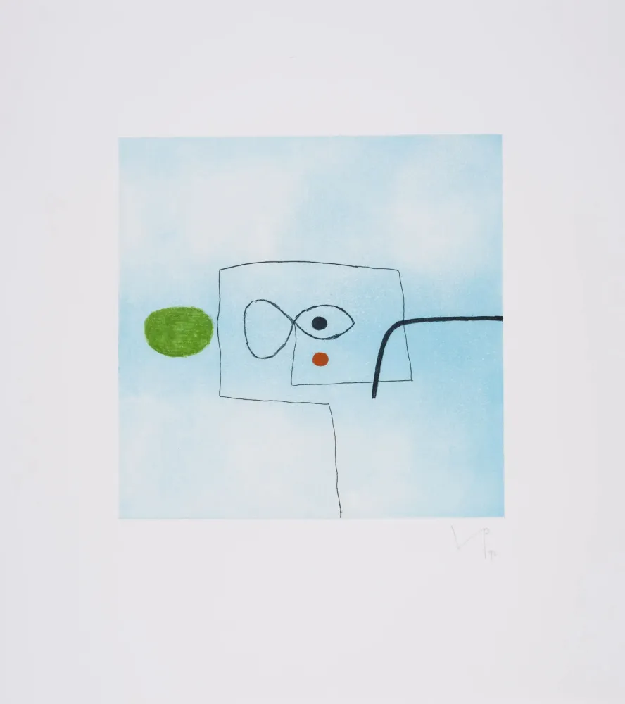 Radierung Und Aquatinta Pasmore - Images on the Wall F, Edition A