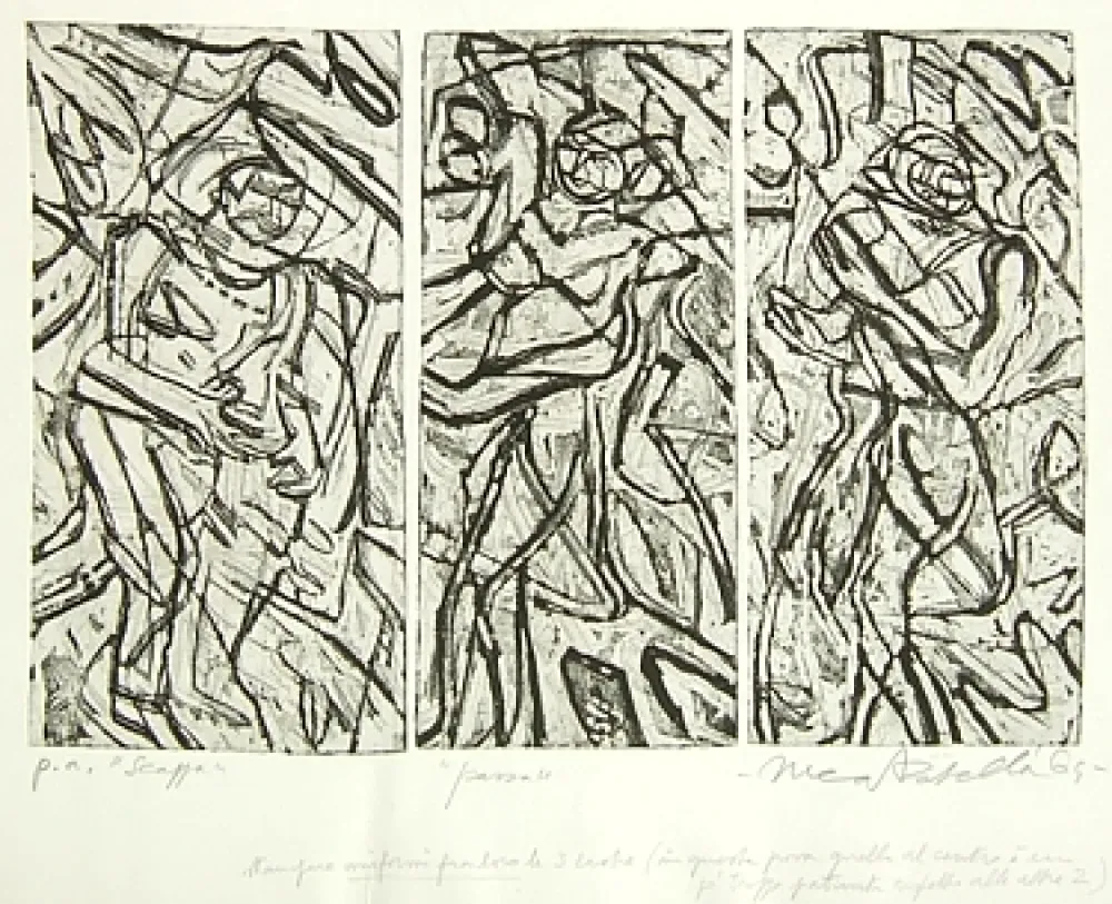 Radierung Und Aquatinta Patella - Senza titolo