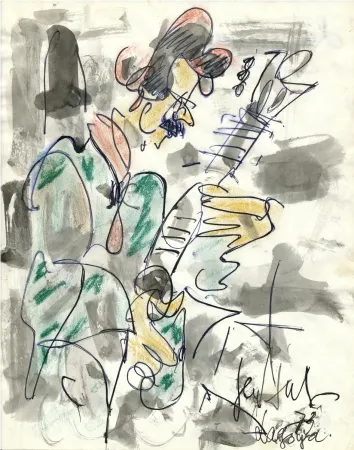 Keine Technische Paul  - Dessin Original / Original Drawing - ALEXANDRE LAGOYA - Portrait