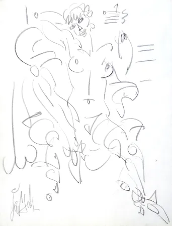 Keine Technische Paul  - Femme nue assise