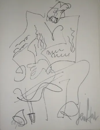 Lithographie Paul  - Le soliste