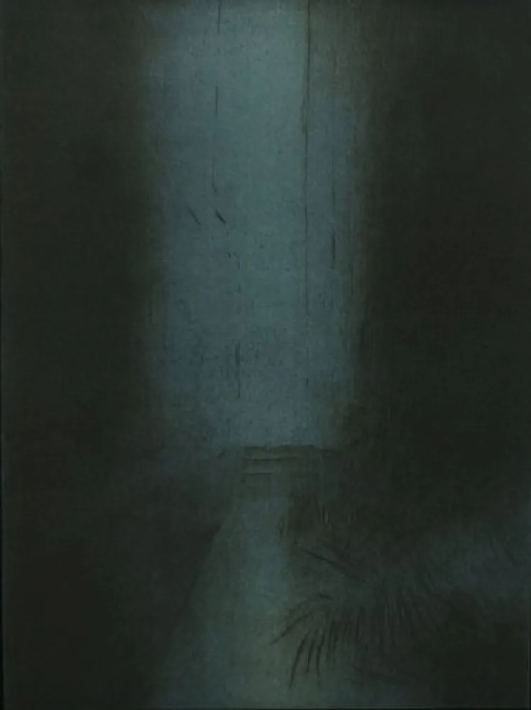 Kaltnadelradierung Paul P - Carreró