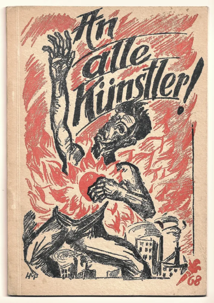 Illustriertes Buch Pechstein - An alle Künstler! (To all the artists!) 