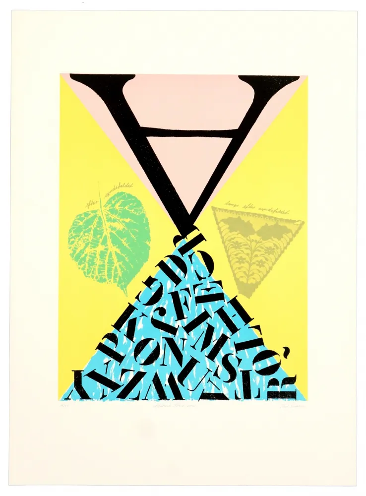 Lithographie Pedersen - Alfabetets Fødsel