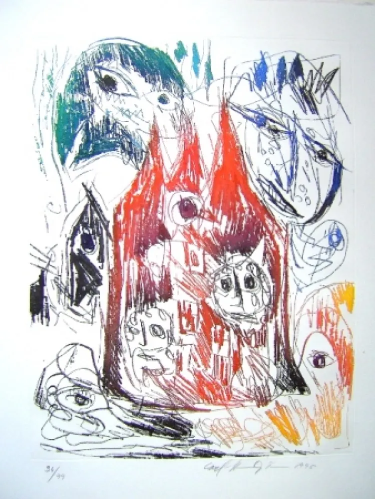 Aquatinta Pedersen - Cobra