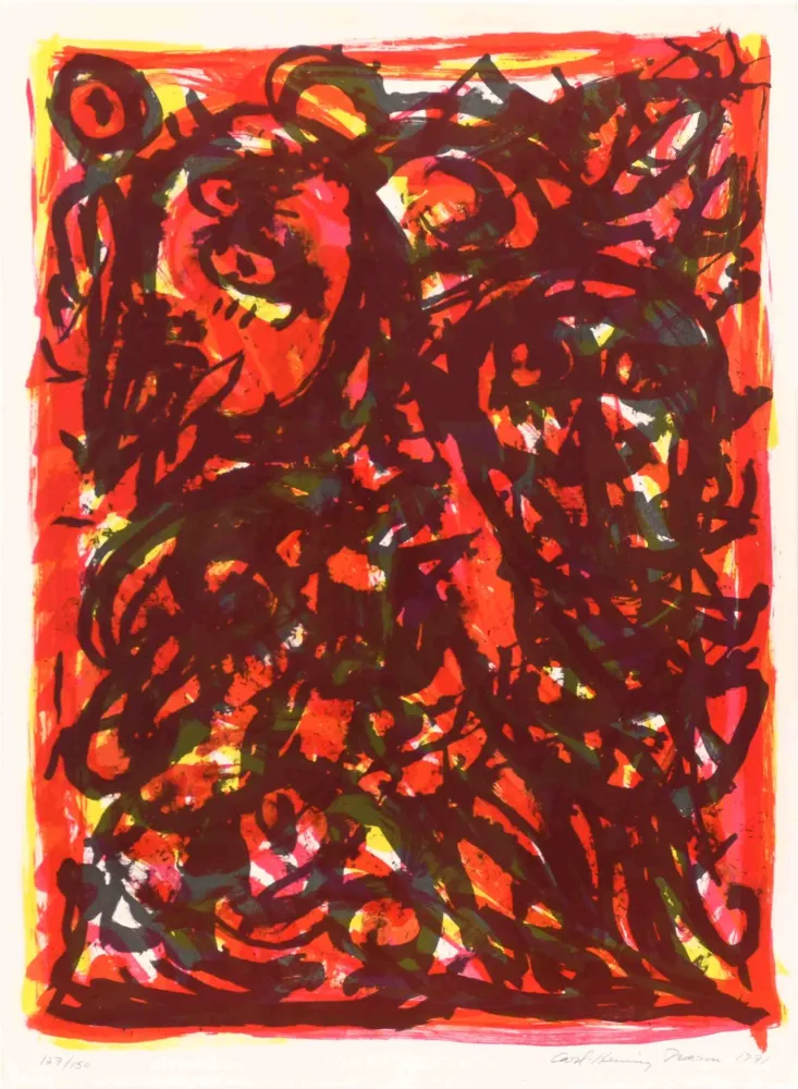 Lithographie Pedersen - Composition