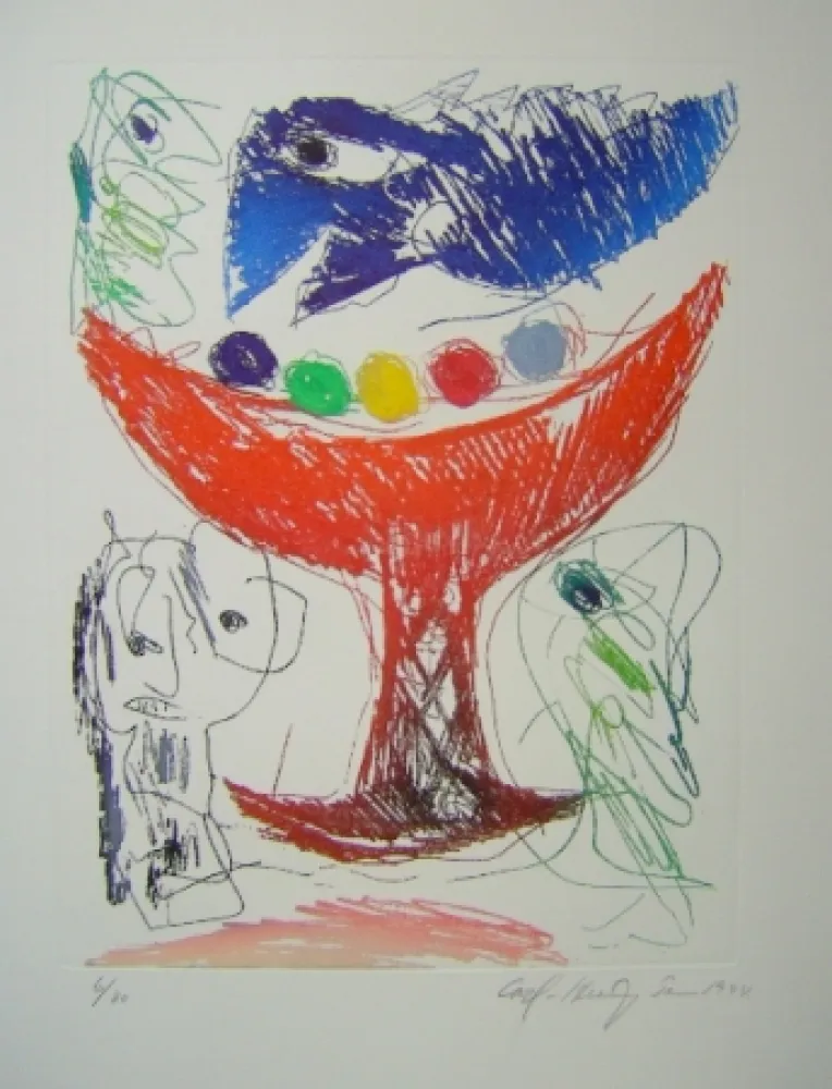 Aquatinta Pedersen - Le plus beau cadeau