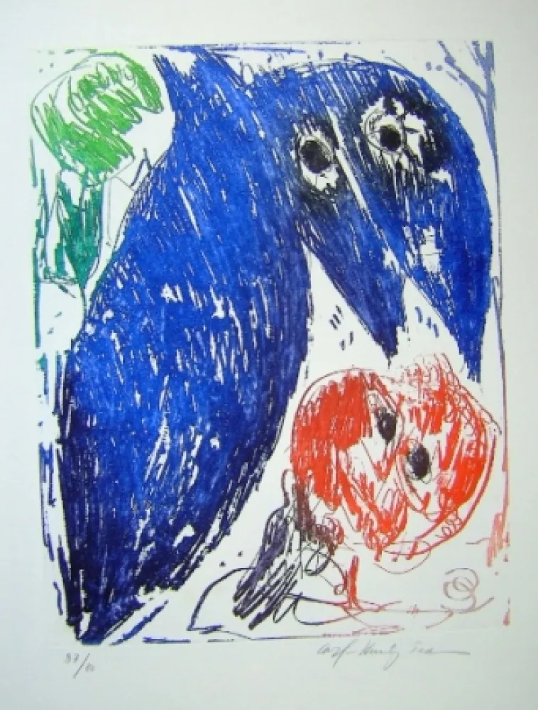 Aquatinta Pedersen - L'Ile d'elle VI